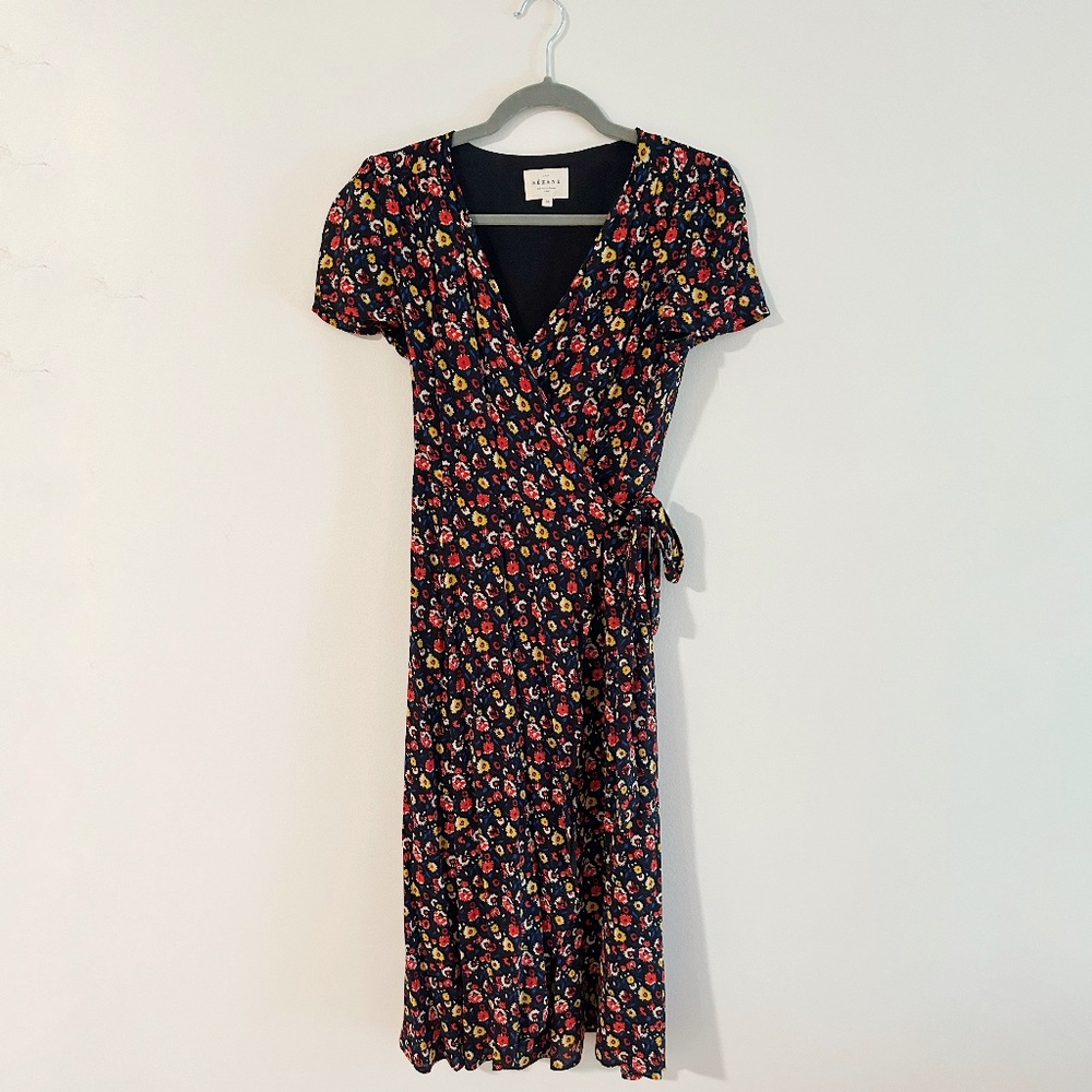 Sezane wrap dress, size FR 38 (US 6), excellent condition